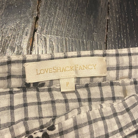 LoveShackFancy Ruffle Mini Skirt (Coralie Floral) - Picture 2 of 2